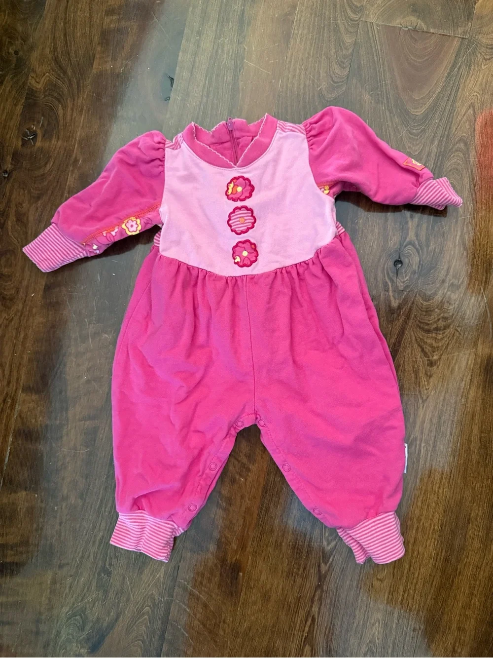 Vintage Gymboree pink baby outfit 6 months